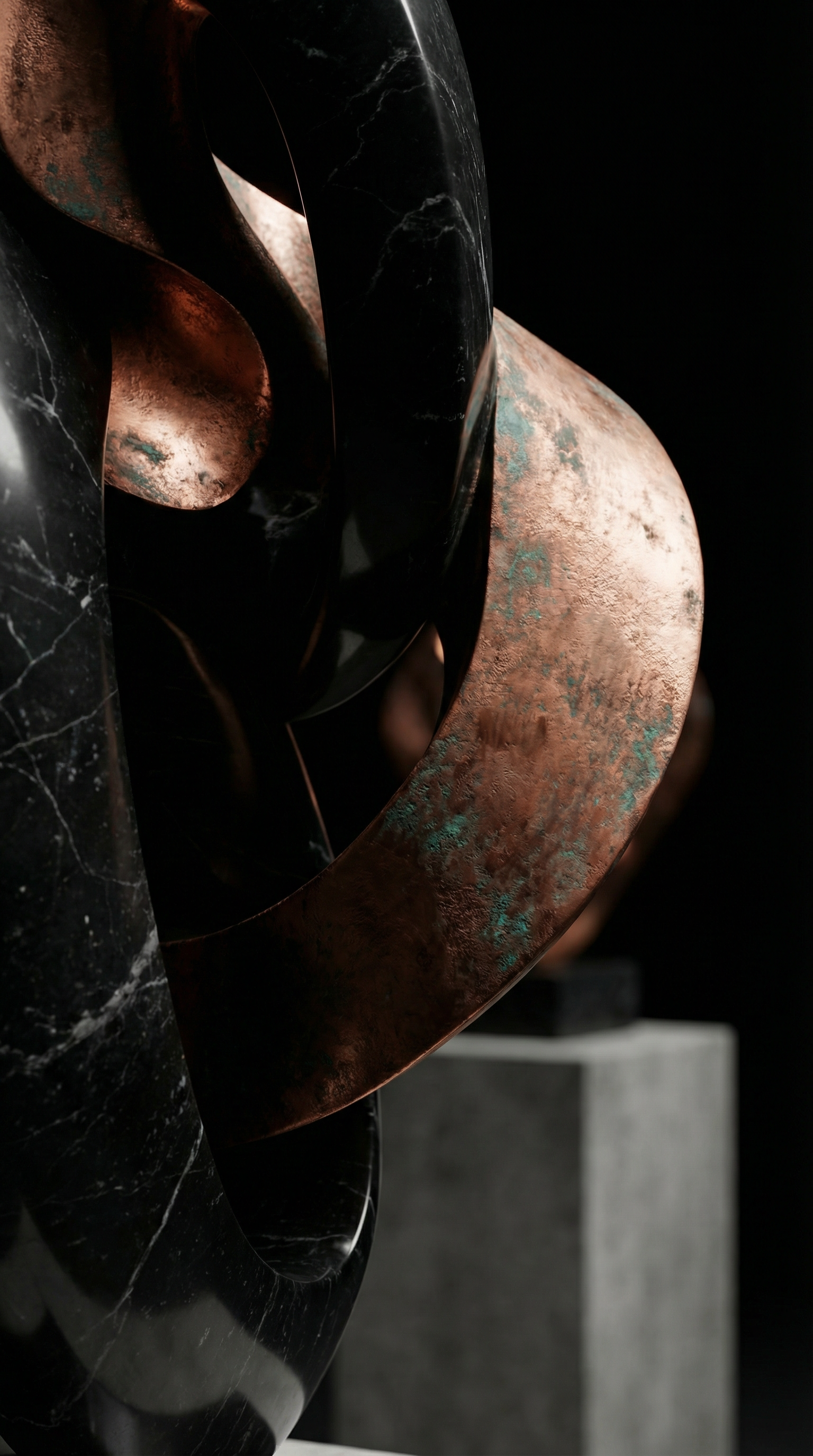 Esculturas em Mármore e Cobre